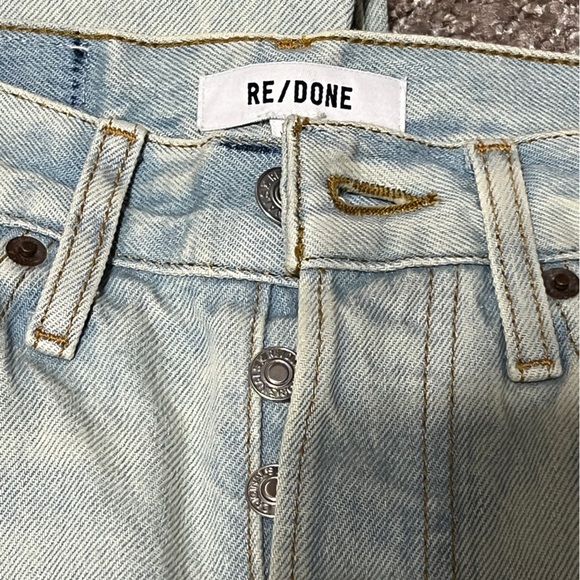 RE/DONE '90s High-Rise Loose Jeans size 24 NWT Ranch Water - Picture 6 of 7